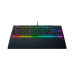 Клавиатура, Razer, Ornata V3 Tenkeyless - Russian Layout, RZ03-04881600-R3R1, Игровая, Комбинированные мембранные + механические, Программируемые клавиши, 10 Зон освещения Razer Chroma (TM) RGB, Подставка для запястий, USB, Размер: 463*224*32.5 мм., Рус,