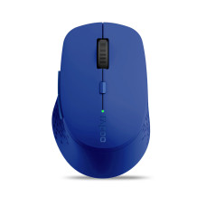 Компьютерная мышь, Rapoo, M300, Оптическая, колесо прокрутки,1600dpi, 2.4G, Bluetooth 3.0/4.0, Multi-mode, Беспроводной 2.4 ГГц, Эффективная дистанция 10 м., Батарейки в комплекте, До 12 месяцев на одном заряде батареек, Синий