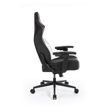 Игровое компьютерное кресло, Aerocool, CROWN Pro Racer White, Искусственная кожа PU AIR, (Ш)65*(Г)70*(В)122 (132) см, Черно-Белый