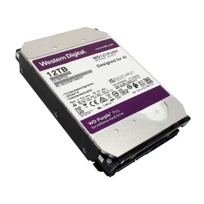 Жесткий диск Western Digital Purple, 12000 GB HDD SATA WD121PURP, 7200rpm, 256MB cache, SATA 6 Gb/s