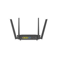 Маршрутизатор с беспроводной точкой доступа, ASUS, RT-AX52, 2.4GHz/5GHz, 802.11a/b/g/n/ac/ax, AX1800, 1 порт 10/100/1000M WAN, 3 порта 10/100/1000M LAN
