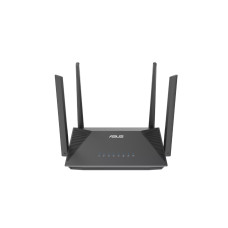 Маршрутизатор с беспроводной точкой доступа, ASUS, RT-AX52, 2.4GHz/5GHz, 802.11a/b/g/n/ac/ax, AX1800, 1 порт 10/100/1000M WAN, 3 порта 10/100/1000M LAN