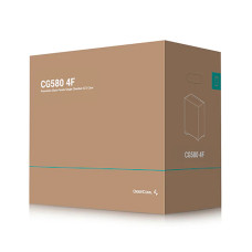 Компьютерный корпус, Deepcool, CG580 4F R-CG580-BKADA4-G-1, ATX/Micro ATX/Mini-ITX, USB 3.1*1/3.0*2, HD-Audio, 4*120мм ARGB, Высота процессорного кулера до 176мм, Длина VGA до 410мм (до 262 мм с радиатором), 2*3.5"/2*2.5", Сталь 0,6, 437х235х501