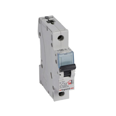 Автоматический выключатель, Legrand, 404031, 1П C32A TX3 6000 6kA