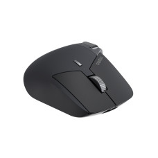 Компьютерная мышь, Rapoo, MT760L, Оптическая, колесо прокрутки, 4000dpi, Bluetooth 4.0/5.0, USB Type-A, Беспроводной 2.4 ГГц, Эффективная дистанция 10 м.,Литиевая батарейка, До 30 дней на одном заряде батареек, Чёрный