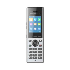 DECT IP телефон, Grandstream, DP730, 10 SIP-аккаунтов, 10 линий, ЖК-дисплей 240x320 (2.4 дюйма), литий-ионный аккумулятор 1500 мАч, блок питания Micro-USB 5 В/1 А