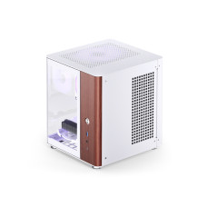 Компьютерный корпус, Jonsbo, TK-0 White, Micro-Tower, ITX, USB3.2 Type-C*1/USB3.0*1, Audio+Mic, Высота процессорного кулера до 135мм, Длина VGA до 230мм, 1*3,5" /"2.5*1, Сталь, Закаленное стекло, 235*250*280, Без Б/П, Белый