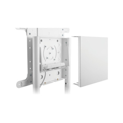 Стойка мобильная, Brateck, TTV11-46TW, 37"-70", Макс. нагрузка - 70 кг, Высота 1595 мм, Угол поворота 0°/90°, Диапазон наклона 0°/5°, Белый