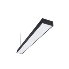 Линейный подвесной светильник, Philips, RC095V, LED30S/840 PSU-W12L120-BK-GM-G2, Мощность 34Вт. Световой поток 3000Лм, Температура 4000, Нейтральный, Индекс цветопередачи CRI80, Интегрированный нерегулируемый драйвер, Ширина 12см, Длина 1200см, Цвет черны