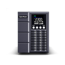 Источник бесперебойного питания, CyberPower, OLS1000EA, Мощность 1000ВА/900Вт, OLS-серия, On-line, Напольный, Color LCD/Smart/USB/RS-232/EPO, AVR: 160-300В, АКБ: 12В/7Ач*3шт, Вых: 4xIEC C13,Чёрный