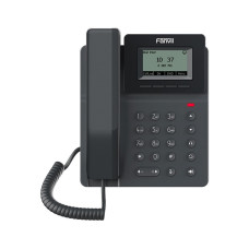 IP-телефон, Fanvil, V50P, 2 линии SIP, 2xFE PoE, дисплей 132*64, конференц-связь на 6 участников, Opus+IPV6, блок питания в комплекте