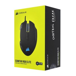 Мышь Corsair, Scimitar RGB, Optical, 18000 dpi, USB, Черный 
