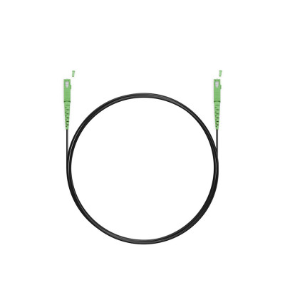 Абонентский FTTH Патч Корд,, SС/APC-SC/APC SM 1 м, Для внешней прокладки, Чёрный, LSZH