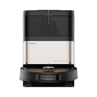 Робот-пылесос, Deerma, Robot Vacuum DEM-X70 (DEM-X70), в комплекте зарядная станция DEM-X70JZ, LDS навигация, 13000 Па, Черный