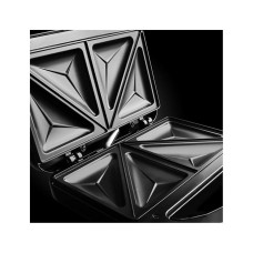 Сэндвичница, Russell Hobbs, 24530-56, Мощность 700W, Антипригарное покрытие пластин, Алюминиевые пластины, Нержавеющая сталь, Пластик, Термостойкие ручки, Черный
