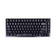 Клавиатура, Ajazz, AK820/Red/Black, AK820, Игровая, Механическая, 75%, Red Switches, Проводная, USB, Подсветка белая, Анг/Рус, Чёрный