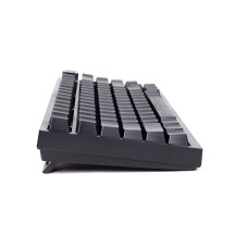Клавиатура, Ajazz, AK820/Red/Black, AK820, Игровая, Механическая, 75%, Red Switches, Проводная, USB, Подсветка белая, Анг/Рус, Чёрный