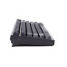 Клавиатура, Ajazz, AK820/Red/Black, AK820, Игровая, Механическая, 75%, Red Switches, Проводная, USB, Подсветка белая, Анг/Рус, Чёрный