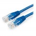 Патч-корд Cablexpert PP10-0.25M/B, синий Cable Patch cord UTP 5e-Cat 0.25 m