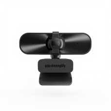 Веб-Камера, Streamplify, CAM-MINI-FHD-2M60-BK, 1920x1080, 2.0Mpx, 80 градусов, USB 2.0 Type A, Микрофон, Автофокус, Кабель: 150см, Крепление: зажим, Черный