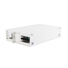 Оптический кросс, А-Оптик, AO-9001, 19" (2U), 12/24 Порта, Simplex, SC/FC/LC, Неукомплектованный, Серый