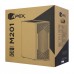 Корпус MATX mini tower APEX M201,4*120 fan, (без БП), черный Case 4*120 black