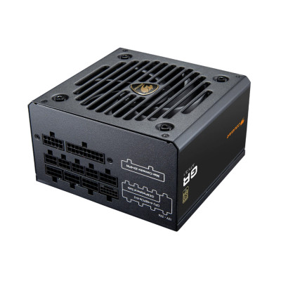 Блок питания, Cougar, GR 850, 850W, ATX 3.1, APFC, GOLD, 20+4 pin, 2*4+4pin, 6*Sata, 2*Molex, 3*PCI-E 6+2 pin, 1*12V-2x6, Вентилятор 12 см, Модульный, Кабель питания, Чёрный