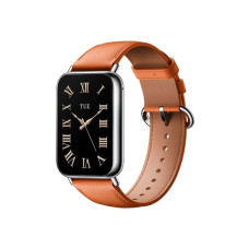 Кожаный сменный браслет, Xiaomi, Leather Quick Release Strap, M2307AS1/BHR8002GL, Совместим с band 8 Pro/9 ProRedmi Watch 4/5, Оранжевый