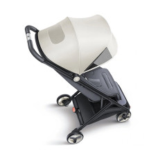 Детская коляска, Qborn, MITU, Folding Baby Stroller, Прогулочная, Складная конструкция, Защита от солнца UPF50+, Максимальная нагрузка 15кг, Бежевый