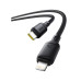 Интерфейсный кабель Baseus Silky Type-C to iP 20W 1m Cluster Black (P10377700113-00)