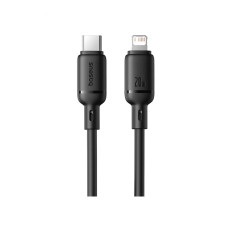 Интерфейсный кабель, Baseus, Silky (P10377700113-00), Type-C to iP, 20W, 1m, Черный
