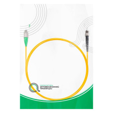 Патч корд оптоволоконный,, FC/APC-ST/UPC SM 9/125 Simplex 2.0мм 1 м, LSZH