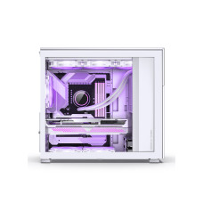 Компьютерный корпус, Jonsbo, D41 STD SCREEN, D41 STD SC White, Mid-Tower, ATX/M-ATX, USB Type-C*1, USB 3.0*1, Audio+Mic, Высота процессорного кулера до 168 мм, Длина видеокарты до 400 мм, 2*3.5/3*2.5, Сталь, Пластик, Закаленное стекло, 205*407*452, Экран 