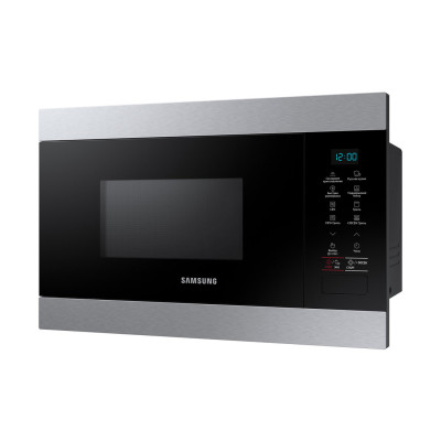 Встраиваемая микроволновая печь, Samsung, MG22M8074AT/BW, Гриль БИО-Керамическое покрытие, Объем 20 л, Мощность 850 Вт, Серый
