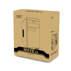 Компьютерный корпус, Deepcool, WAVE 2 DP-MATX-DPWAVE2, Mini-ITX/Micro ATX, USB 3.0/2.0, HD-Audio+Mic, Высота процессорного кулера до 140мм, Длина VGA до 340мм, 1*5.25"/ 2*3.5"/3*2.5", Толщина 0,5мм, 387x175x353,5мм, Без Б/П, Чёрный