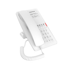 IP-телефон, Fanvil, H4W (B), IP-телефон, отельный, 2 SIP-линии, чёрный, 1xUSB, 1xRJ45, PoE, WIFI, без дисплея, 5 DSS-клавиш, блок питания в комплекте