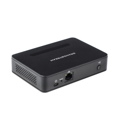 DECT IP базовая станция, Grandstream, DP750, 10 SIP-аккаунтов, 10 линий, 1x Ethernet 10/100 PoE, блок питания Micro-USB 5 В/1 А