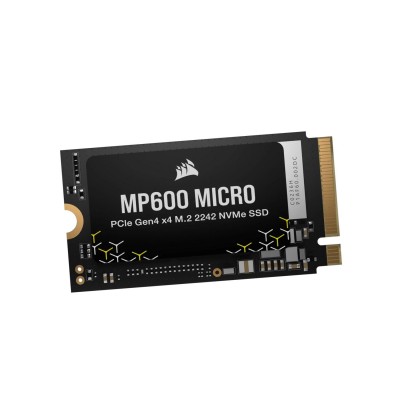 Твердотельный накопитель SSD M.2 PCIe Corsair MP600 Micro, CSSD-F1000GBMP600MCR, 1 TB PCIe 4.0 x4, NVMe (M.2 2242)