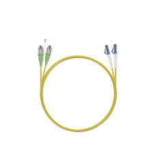 Патч корд оптоволоконный,, FC/APC-LC/UPC SM 9/125 Duplex 2.0мм 1 м, LSZH