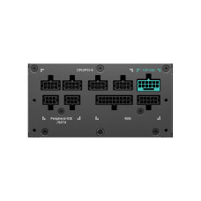 Блок питания, GamerStorm, PS1000P, 1000W, SFX12V V4.1 & ATX12V V3.1, Platinum, APFC, 20+4 pin, 2*4+4pin, 3*Sata, 2*Molex, 3*PCI-E 6+2 pin, 1*12V-2x6, Модульный, Вентилятор 12 см, Кабель питания, Черный