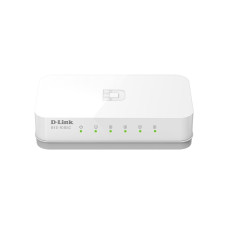 Коммутатор, D-Link, DES-1005C/B1A, Настольный, неуправляемый, 5 портов 10/100M RJ45, Корпус пластик