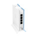 Беспроводной маршрутизатор, MikroTik, RB941-2nD-TC, hAP lite, 4xLAN, 802.11b/g/n, N300, 2.4 GHz, RouterOS, tower case, -20°C to 60°C