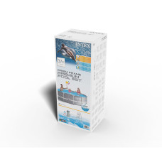Каркасный бассейн Prism Frame 366 х 99 см, INTEX, 26716ND, Винил, 8592 л., Стальной каркас, Ф-насос 28604 (2006л/ч), Лестница 28075, Серый, Цветная коробка