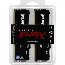 Оперативная память Kingston Fury Beast RGB, KF556C40BBAK2-16, DDR5, 16 GB 