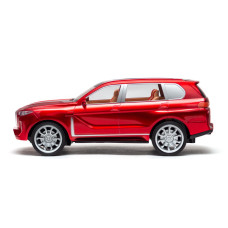 Радиоуправляемая машина, X-Game, 80700R, 1:16, Model Car, Пластик, Длина 28 см, Включающиеся фары, Оригинальный дизайн, 27MHz, Красная
