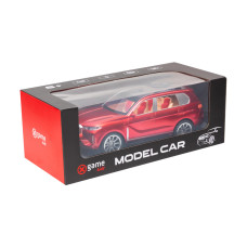 Радиоуправляемая машина, X-Game, 80700R, 1:16, Model Car, Пластик, Длина 28 см, Включающиеся фары, Оригинальный дизайн, 27MHz, Красная