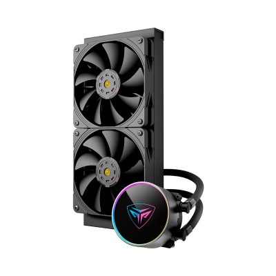Водяное охлаждение процессора PCCooler PD240 BK Water Cooler for Socket 1700/1200/20xx/115x/AMD, 600-1850rpm,