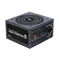 Блок питания, Zalman, ZM600-TXII(V2), 600W, ATX, Standard, APFC, 20+4pin, 4pin, 8pin, 2*PCI-E 6+2 pin, 6*SATA, 3*Molex, FDD, Вентилятор 12см, Черный