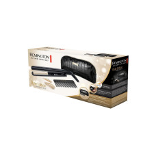 Выпрямитель для волос, Remington, S3505GP, 9 температурных режимов, Температура нагрева 150-230 °С, Размеры пластин 2.5х11см, Нагрев за 15 сек, Ионизация, Термоизолированный наконечник, Автоотключение, Защита от перегрева, Чехол для хранения, Длина шнура 