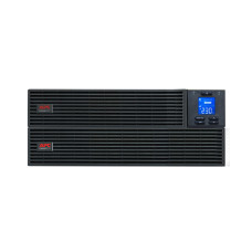 Источник бесперебойного питания, APC, Easy UPS SRV10KRIRK, Комплект: SRVPM10KRI- 1шт, SRVRK1-1шт, SRV192RBP-9A- 1шт, SRVRK2- 1шт, Онлайн, Мощность 10000ВА/10000Вт, Стоечный 4U, 230В, Вых:клеммная колодка, Intelligent Card Slot, LCD, W/ Rail Kit, Чёрный